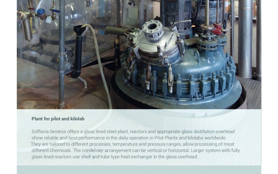 Distillation Plant with glasslined Reactor